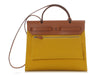 Hermès’ Jaune de Naples Toile and Vache Hunter Herbag Zip 31