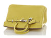 Hermès Lime and Bleut Novillo Verso Birkin 25