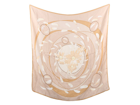 Hermès Au Gre du Vent Silk Scarf 90cm