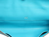 Hermès Bleu Azteque Chèvre Kelly Cut