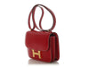 Hermès Rouge Piment Box Calfskin Constance 18