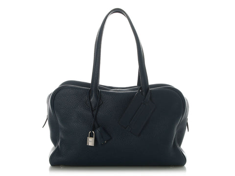 Hermès Bleu de Prusse Clémence Victoria II 35