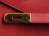 Hermès Rouge Grenat Evercolor Kelly 28