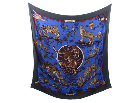 Hermès Tendresse Féline Cashmere Silk Shawl 140cm