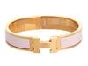 Hermès Narrow Rose Dragée Clic-Clac Bracelet