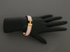 Hermès Narrow Rose Dragée Clic-Clac Bracelet