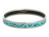 Hermès Narrow Enamel Dolphins Bangle