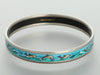 Hermès Narrow Enamel Dolphins Bangle