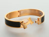 Hermès Narrow Black Clic-Clac Bracelet