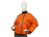 Hermès Orange Calfskin Puffer Down Jacket