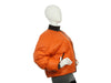 Hermès Orange Calfskin Puffer Down Jacket