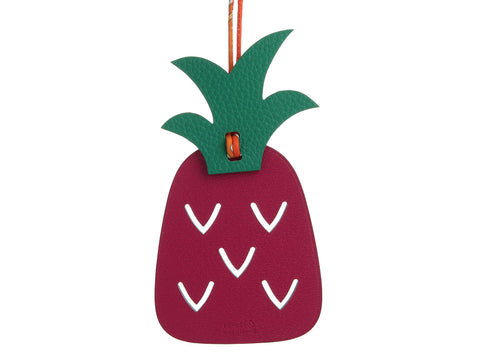 Hermès Pineapple Petit H Bag Charm