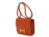 Hermès Orange Epsom Constance Mirror 18