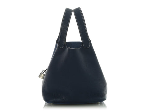 Hermès Bleu Brighton and Bleu Saphir Clémence Picotin 22