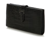 Hermes black alligator Bearn wallet
