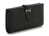Hermes black alligator Bearn wallet