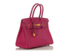 Hermès SO Rose Shocking and Rose Confetti Chèvre Birkin 30