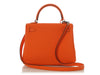 Hermès Orange Minium Togo Kelly 25