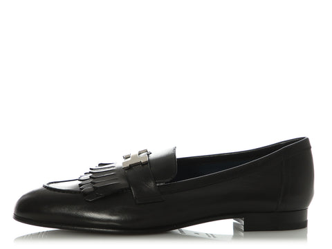 Hermès Black Royal Loafers