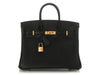 Hermès Black Swift Birkin 25