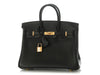 Hermès Black Swift Birkin 25
