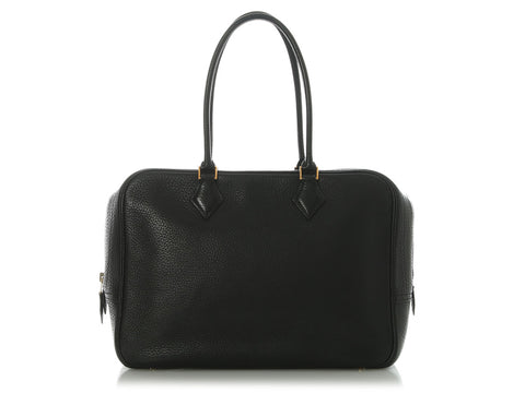 Hermès Vintage Black Fjord Plume 32