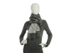 Hermès Gray Horse Head Reversible Cashmere Stole