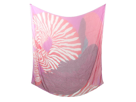 Hermès Zebra Pegasus Mousseline Shawl 140cm