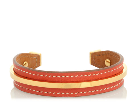 Hermès Sanguine Swift Binôme Cuff