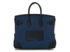 Hermès Bleu Egee Toile Goeland Cargo Birkin 25