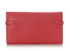 Hermès Rose Azalée Chèvre Kelly Long Wallet