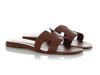 Hermès Gold Oran Sandals