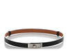 Hermès Black Epsom Kelly Belt 18