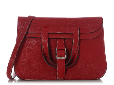 Hermès Red Clemènce Halzan 31