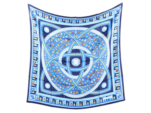 Hermès Donner La Main Silk Scarf 90cm