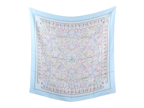 Hermès Jardins d'Arménie Silk Scarf 90cm