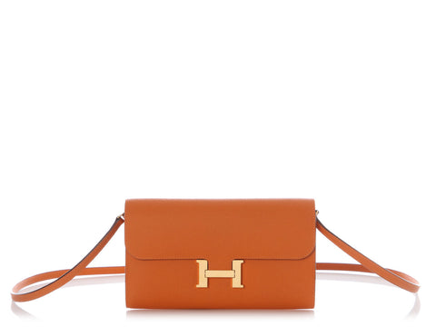 Hermès Orange Epsom Constance To Go