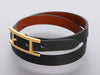 Hermès Black Swift Behapi Double Tour Bracelet
