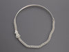 Hermès Sterling Silver Boucle Sellier Inflexible Necklace
