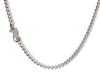 Hermès Sterling Silver Boucle Sellier Inflexible Necklace