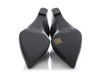Hermès Black Pointed Toe Wedges
