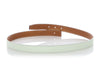Hermès Vert D’eau Swift and Gold Epsom Reversible Belt Strap 24mm