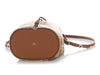 Hermès Sesame Silk and Gold Barenia Lassoie Bag