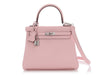 Hermès Rose Sakura Swift Kelly 25