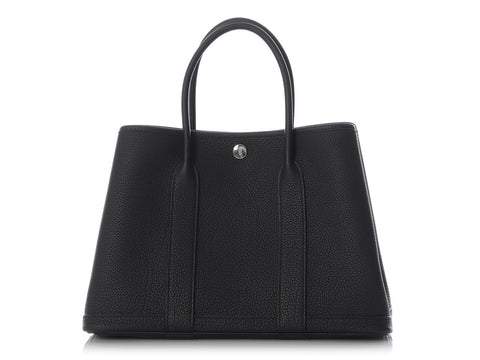 Hermès Black Garden Party 30