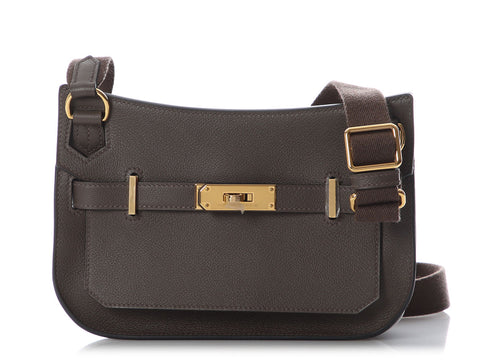 Hermès Mini Brown Evercolor Jypsière