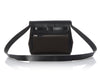 Hermès Mini Dark Bronze Military Toile and Noir Vache Hunter Herbag Zip