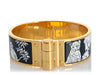 Hermès Wide Tendresse Féline Tattoo Charnière Bracelet