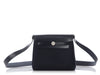 Hermès Blue Indigo Toile and Vache Hunter Herbag Zip 20