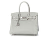 Hermès SO Gris Perle Chèvre Birkin 30